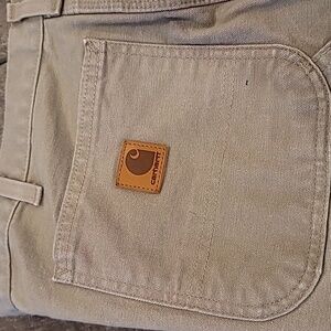 Carhartt Mens 38x32 Canvas loose original fir